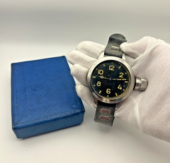 Zlatoust 191-ЧС Soviet Navy Diver Watch 60mm Serial 9924 Original Canteen Cover