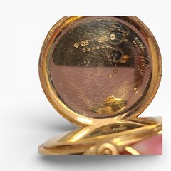 Patek Philippe Pocket Watch 18K Yellow Gold Jacket Art Deco 45 mm Circa 1930