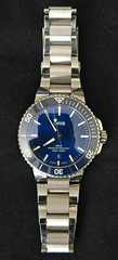 Oris Aquis Blue 41.5mm Full Set + Oris Mug (Boxed) & Oris Cap (Unworn)