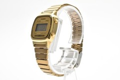 CASIO LA670W Women’s Digital Watch Silver Alarm Chronograph 23.9mm Tested JAPAN