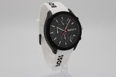 HUGO BOSS Velocity HB1513718 Black Dial Rubber Strap Men&rsquo;s Watch 44mm