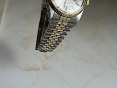 Rolex Datejust 16013 Gold and Silver Jubilee Bracelet with 18k Gold Bezel