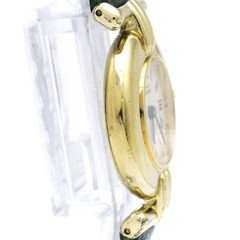 Cartier Must De Colisee 590002 Black Dial 21mm Quartz Womens Watch USED