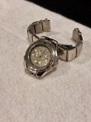 Seiko SE-560H Quartz Chronograph 200m Champagne Dial Steel Bracelet Watch
