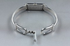 [Exc+5] GUCCI 1500L 13mm Black Dial Bangle Quartz Women&rsquo;s Watch from JAPAN