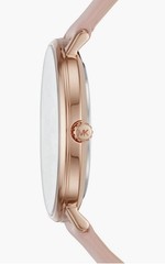 Michael Kors 38mm Rose Gold Pyper Leather Strap