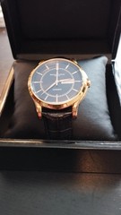BERNHARD H. MAYER MEN&rsquo;S SWISS MADE AUTOMATIC GOLDPLATED FULL SET EUC