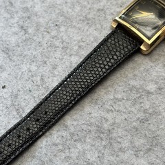 Vintage Elgin Gold Filled Square Art Deco Tank Wrist Watch Self Winding 30mm