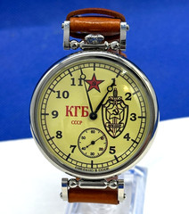 MOLNIJA 1950 KGB dial wrist watch mechanical Military USSR Soviet Caliber 3602