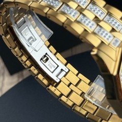 Bulova Octava 98C126 Crystal Dial Gold-Tone Stainless Steel Quartz Men&rsquo;s Watch