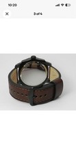 Fossil Machine Leather Strap Watch, 49mm