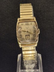 Vintage Elgin Tank Watch/ Runs Well