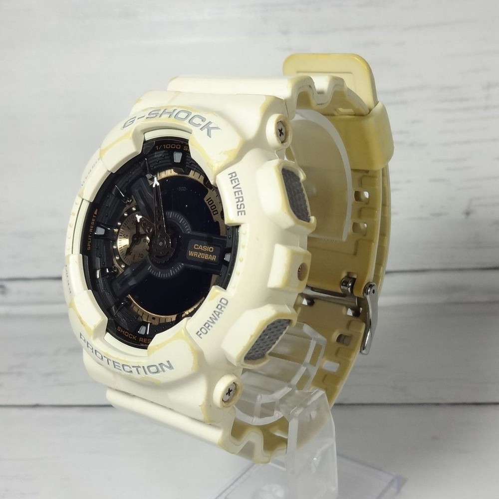 Matte White G SHOCK GA 110RG New Battery Working Condition