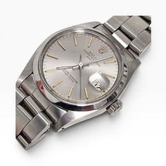 Rolex Date 34 mm Steel Silver Dial Oyster Automatic Watch 1500 Circa 1979