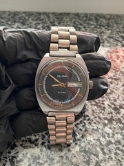 Vintage Slava USSR Watch 1970s Soviet mechanical Original Wristwach Rare