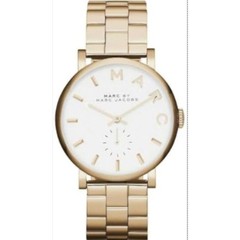 Marc Jacobs Baker MBM3243 Womens Gold-Tone Stainless Steel Watch