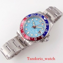 40mm NH35A Automatic Mens Watch Sapphire Glass Date PT5000 Miyota Luminous