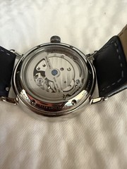Sternglas Lumatik Automatic 38mm Blue Dial Date, Blue Leather Strap, Box/Papers
