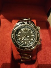 Abingdon Marina Automatic 200m Diver 44mm Date SS Bracelet Box Manual
