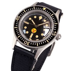 Radiation Dial 50-Fathoms Sapphire Glass Men Retro 40mm NH35A Automatic Watches