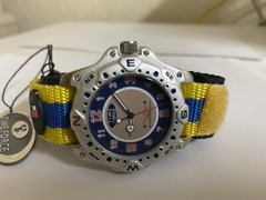 UNISEX Time Force 9000 Surf Italian design reg Watch Fabric Rip Stop Nylon Band