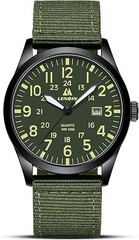 Wrist Watch for Men Women 38mm Rugged Outdoor Wind Up Military