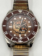Vintage 1990’s Tiger Logo Sports Team Watch Fits 7-7.5 Inches Japan Working