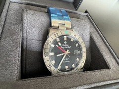 Zodiac Super Sea Wolf Automatic Black Dial GMT Men&rsquo;s Watch ZO9405