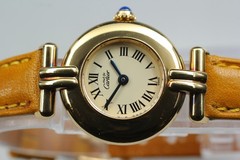 Near MINT Cartier Must Colisee 590002 Roman Dial 24mm Women&rsquo;s Quartz Watch w/Box