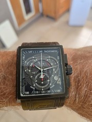 Custom Steel Racing Band! Invicta S1 Rally Touring Edition Chronograph Black/Red