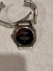 Seiko SE-560H Quartz Chronograph 200m Champagne Dial Steel Bracelet Watch