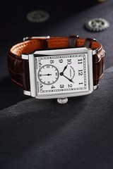 FARASUTE Men&rsquo;s Watch 31mm Luxury Retro Rectangular Manual Mechanical Watch