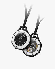 Reloj mecánico de bolsillo Swatch x AP Royal Pop Ocho negro. Nuevo. En stock-
