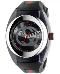 Gucci Sync XXL YA137101 Men&rsquo;s Quartz Rubber Band Watch New In Box