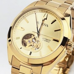Bulova Men&rsquo;s Surveyor 97A182 Champagne Dial Stainless Steel Automatic Watch 39mm