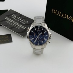 Bulova 96B256 Men&rsquo;s Marine Star Chronograph Blue dial stainless Men&rsquo;s Watch