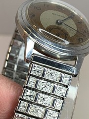 VINTAGE RARE ORATOR 16 Jewels SUB SECOND SWISS MEN&rsquo;S 31mm WATCH