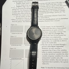 Analog Round Silver Dial & Case Wristwatch, Black Two-Piece Strap Buckle