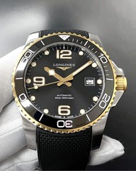 Longines HydroConquest Automatic 41mm Black Rubber Men&rsquo;s Watch L3.781.3.56.9