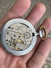 Vintage Molnija 3602 Pocket Watch USSR
