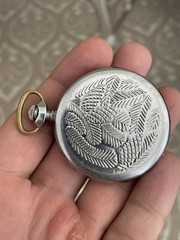 Vintage Molnija 3602 Pocket Watch USSR