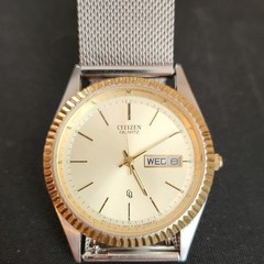 Citizen Quartz Men&rsquo;s Day/Date RUNNING With New Mesh Band