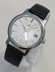 Swiss Made Vintage Ulysse Nardin Automatic 21-Jewels SS Date Men&rsquo;s Wristwatch