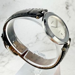 RADO Watch Florence Cut Glass 12P Date Silver Authentic From Japan