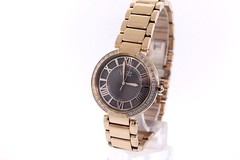 Ladies Citizen EM0103-57H Eco-Drive d&rsquo;Orsay Rose Gold-Tone Diamond Watch (NWT)