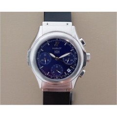 Hublot MDM Geneve Men&rsquo;s Chronograph Date Tachymeter Blue Dial 39mm