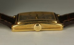 Patek Philippe 5010J Gondolo 18K Yellow Gold Silver Dial Manual Swiss Watch