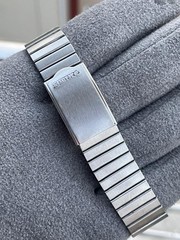 vintage Seiko 5 automatic watch japan 6349-503a square shape