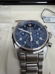 Longines Spirit Chronograph 42mm Blue Dial COSC Full Set L3.820.4.93.6