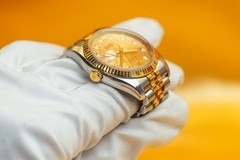 Rolex Datejust 36mm Two Tone Gold Champagne Jubilee Diamond Dial – 116233